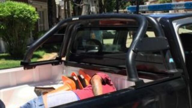 Fueron cuatro los detenidos y uno pudo escapar.