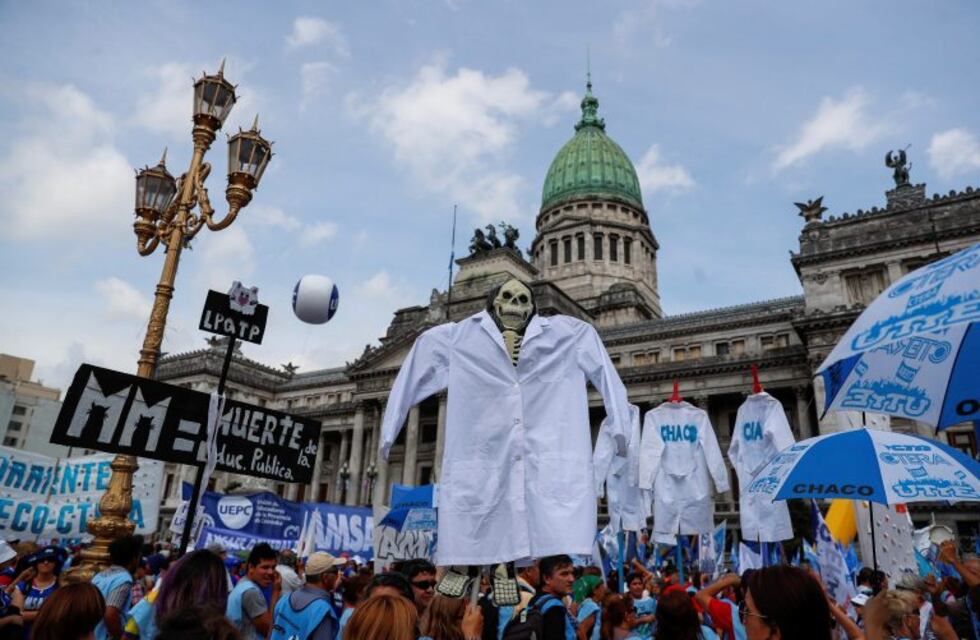 Se cumple la segunda jornada del paro nacional docente