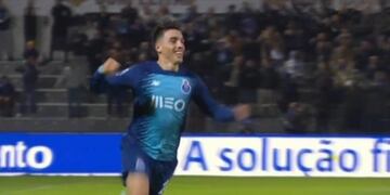 El primer gol de Renzo fue de cabeza\u002E Leyó bien, de cabeza tras una proyección por su lateral\u002E