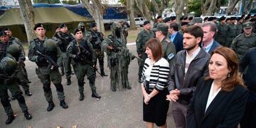 Llegaron 200 efectivos de Gendarmería Nacional a la ciudad, en las próximas semanas se sumarán otros 100\u002E