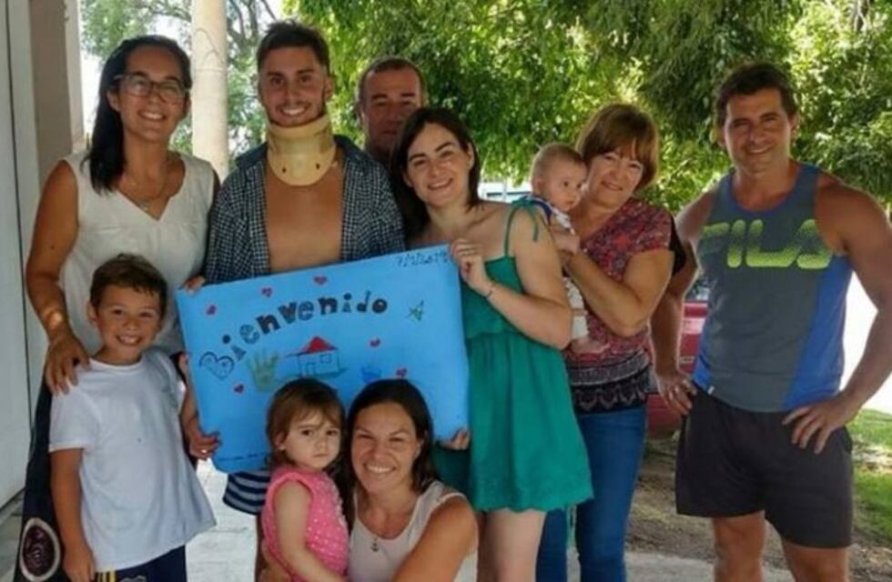 Ignacio Gómez fue dado de alta y comienza su rehabilitación en casa