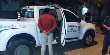Policía entrerriano detenido por abuso\nCrédito: PER