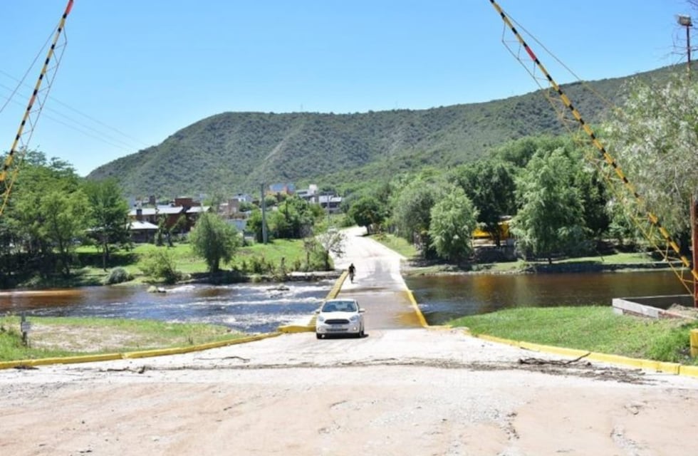 Carlos Paz: vados habilitados y sin peligro de crecientes