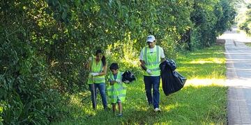 Recogieron basura dentro de la reserva del Parque Nacional Iguazú