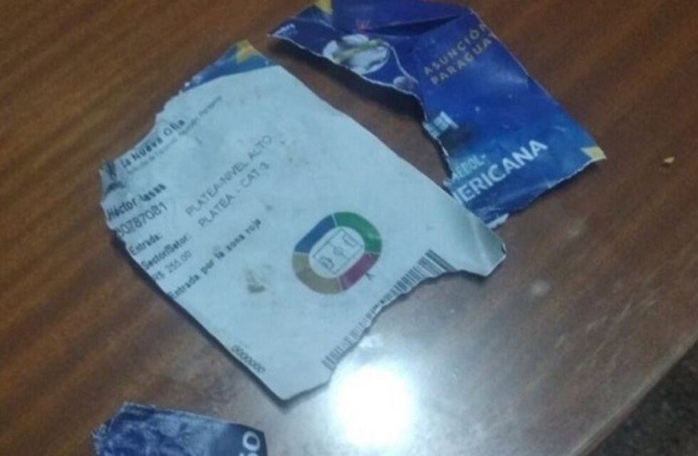 Dejó la entrada de la final de Copa Sudamericana en la mesa y su perro la destrozó