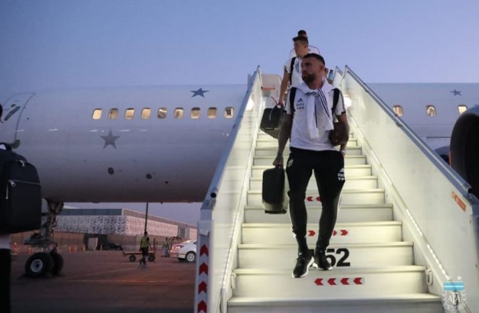 La Selección Argentina llegó a Arabia Saudita para disputar el amistoso frente a Brasil