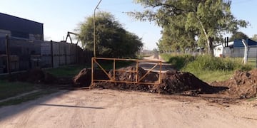 Cierre de accesos en Villa del Rosario