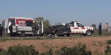 Siniestro vial en Villa Gobernador Gálvez\u002E (@Airelibreacebal)