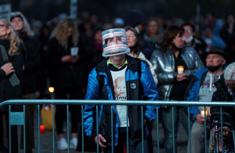 Se registraron incidentes durante una manifestación contra las restricciones por pandemia en Alemania