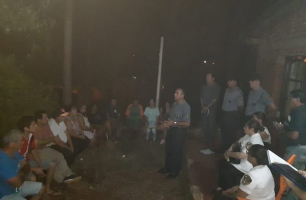 Inseguridad: la Policía continua reuniéndose con vecinos, esta vez en el barrio Primavera