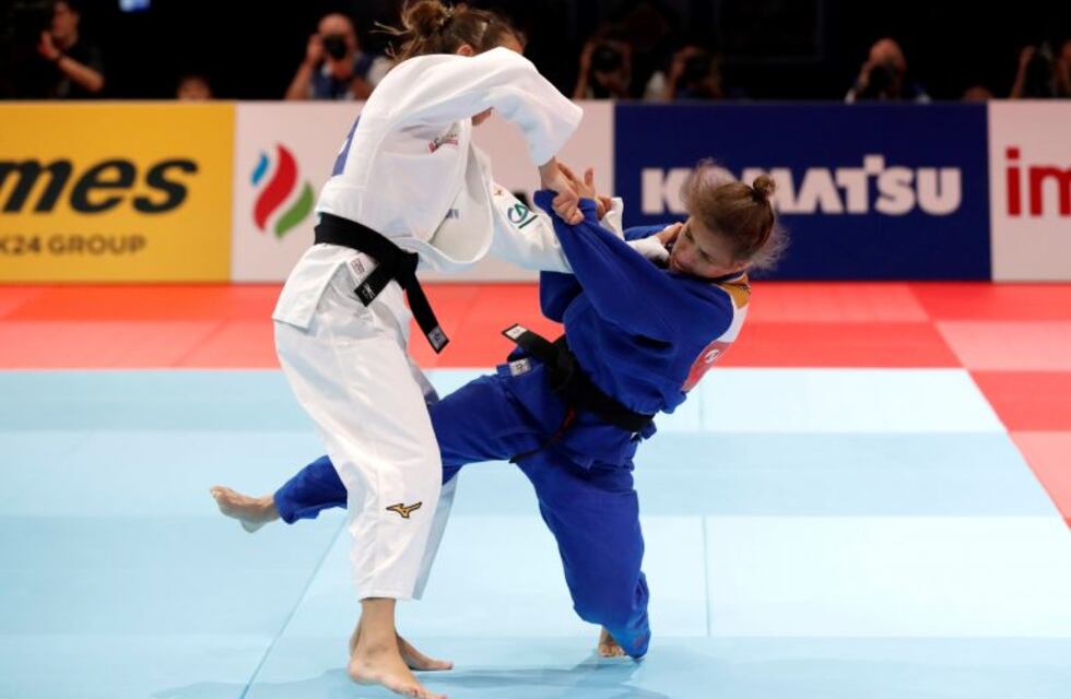 Paula Pareto se quedó sin medalla en el Mundial de Judo tras caer en el repechaje