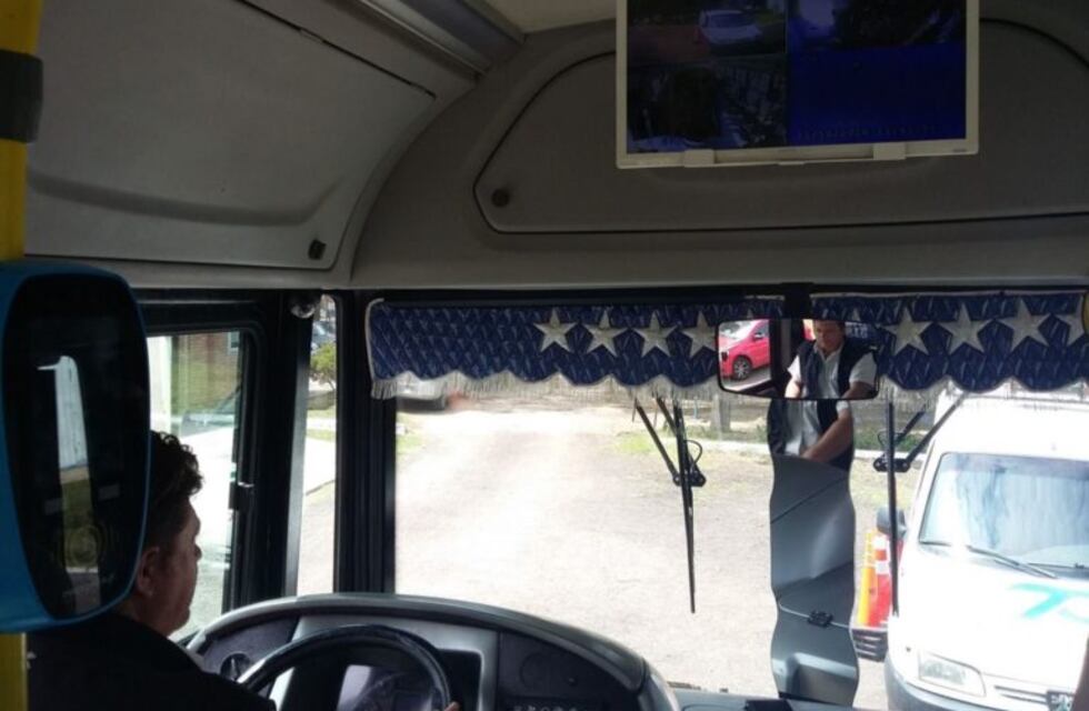 Instalaron cámaras domo en todos los colectivos de Transpuntano