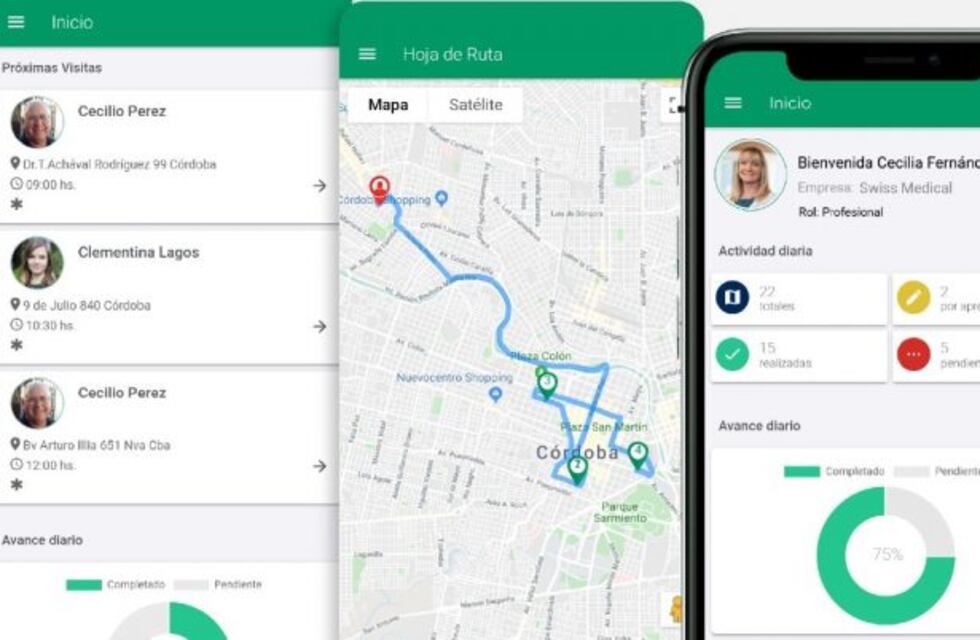 Cordobeses desarrollaron una aplicación para la atención de internaciones domiciliarias