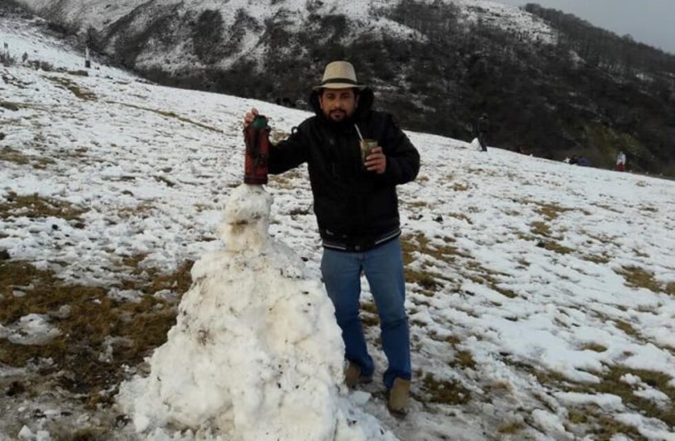 Se produjo la primer nevada del año en los valles tucumanos