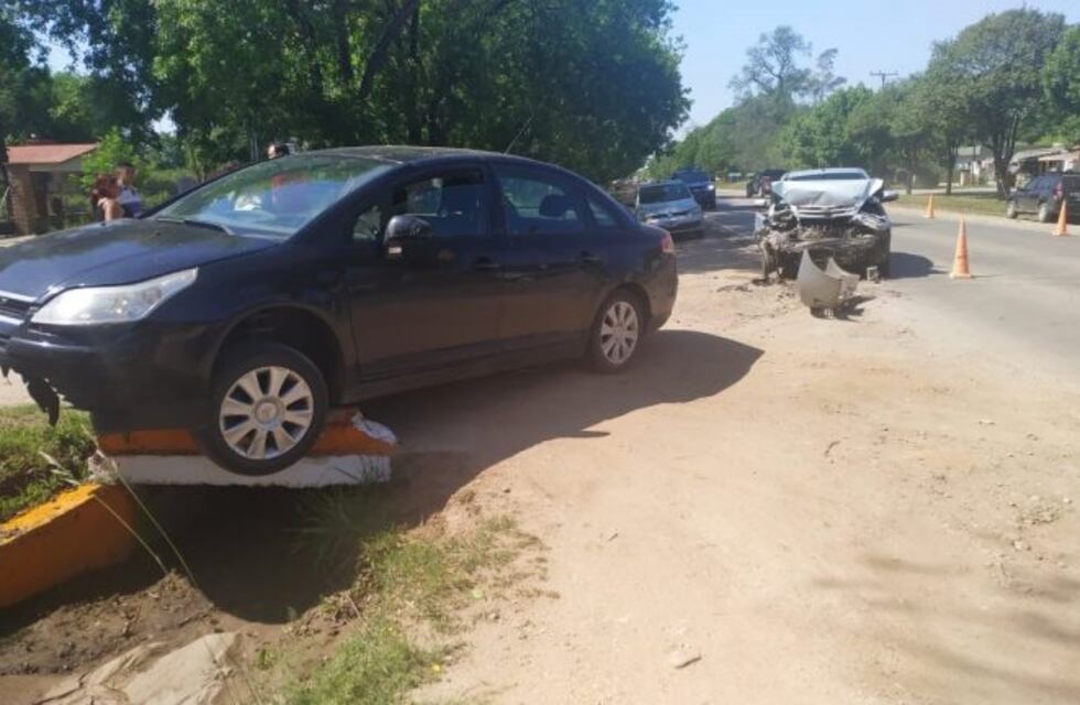 Triple choque en Anisacate: no hubo personas heridas