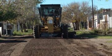 Tareas de mantenimiento en barrio La Milka