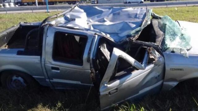Accidente en la autopista a Santa Fe.