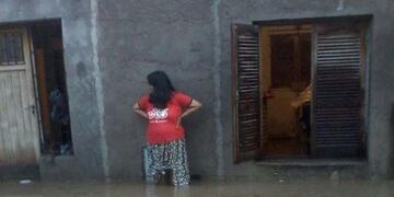 Algunos barrios sufrieron el temporal y pidieron asistencia a Defensa Civil\u002E