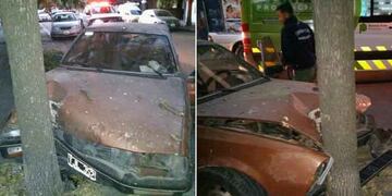 Un hombre fue hospitalizado tras un fuerte choque