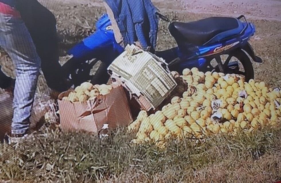 ¡Todo por los limones! Volcó un camión y cargaron cajones hasta en autos importados