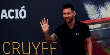 Messi felicitó a la Selección Argentina de básquet y Fábregas le puso picante a la final con España\u002E (AFP)