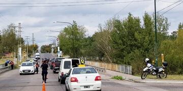 Control policial San Luis