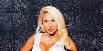 Las fotos de Cecilia Oviedo con poca ropa al borde de la censura