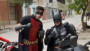 Los superhéroes se unieron por un fin benéfico.