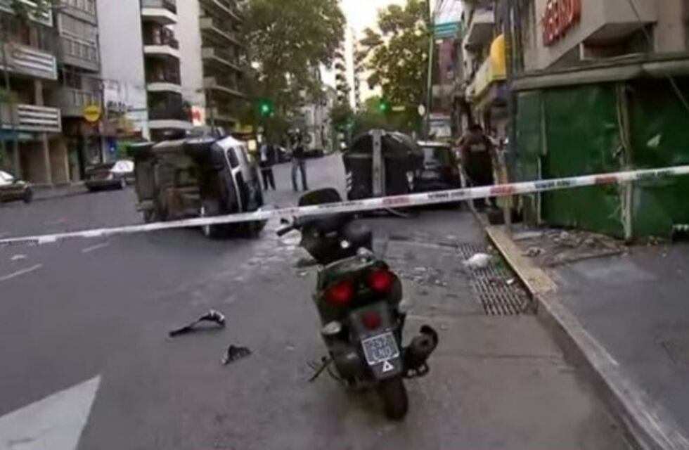 Cinco jóvenes detenidos tras una persecución y choque en Villa Crespo