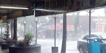 Lluvia en Carlos Paz