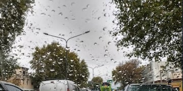 En la ciudad cayó gran cantidad de agua a última hora del sábado. (Imagen ilustrativa)