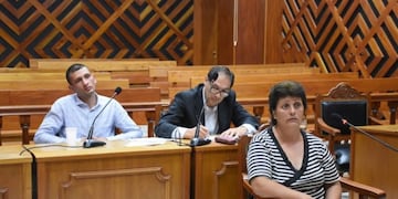 Madre e hijo\u002E Ella dijo que el acusado sufre adicción, y que intentó varias veces que se rehabilitara\u002E Foto: El Diario de la República\u002E