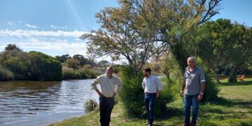 Intendente Sánchez en Claromecó (prensa municipal)