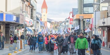 Paro Nacional en Ushuaia - 2 de mayo del 2019