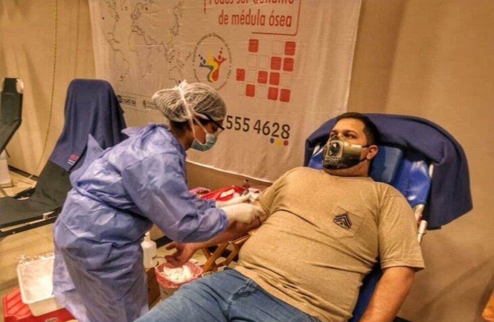 Luis Franco volvió a donar plasma