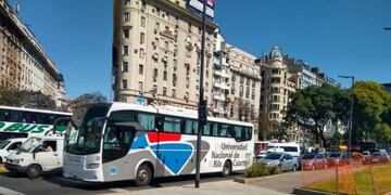 El colectivo de la Universidad Nacional de Río Cuarto que fue motivo de la polémica\u002E (LV 16 Radio Río Cuarto)