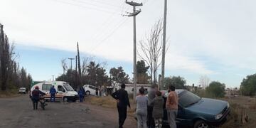 Choque en San Rafael fiat uno y citroën