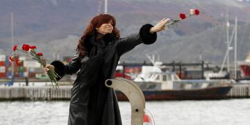 Última visita de CFK a Tierra del Fuego 02/04/2012