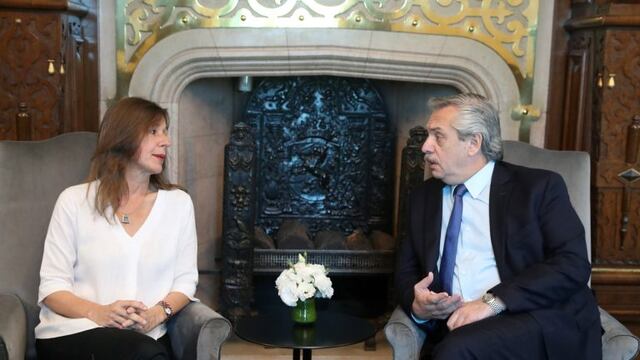 Sabina Frederic y Alberto Fernández (Foto: Presidencia)