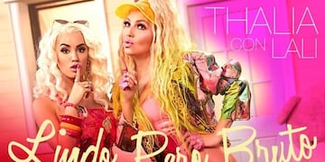 Thalia estrena este jueves el videoclip oficial de su nuevo sencillo, Lindo pero bruto, en el que cuenta con la compañía de la artista argentina Lali (DPA)\u002E