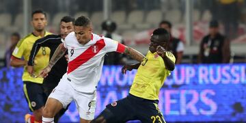 Perú y Colombia igualan 1-1\u002E Foto: EFE\u002E