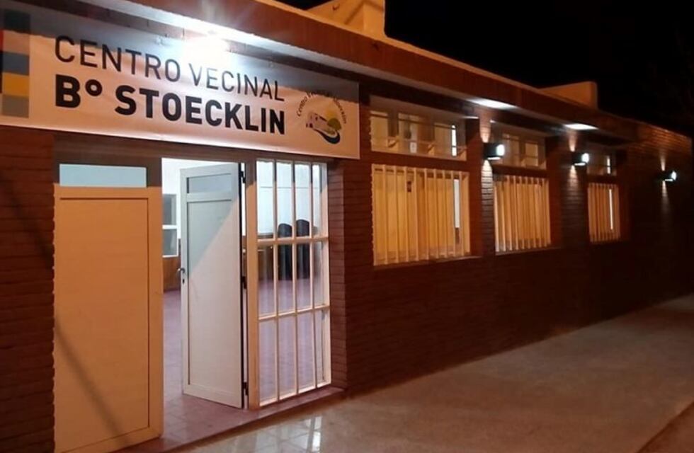 Inauguran nuevas instalaciones en el Centro vecinal de Stoecklin