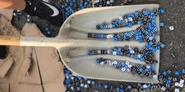 Dados en la autopista de Estados Unidos\u002E