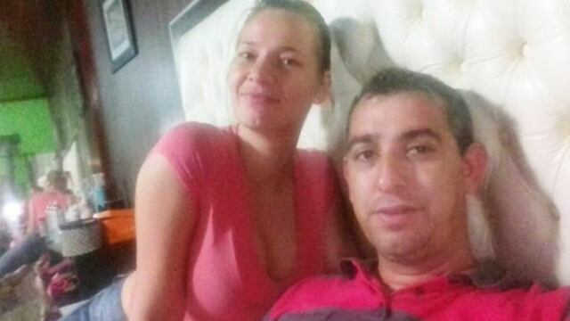 Gabriela Sueli Suárez fue detenida este jueves\u002E En la foto, junto al prófugo Maximiliano Ortiz\u002E