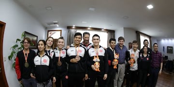 Jóvenes que participaron del \