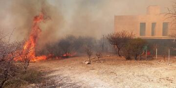 Incendio en Mina Clavero