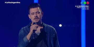 Francisco Escudero, el sanrafaelino que entró a La Voz Argentina.