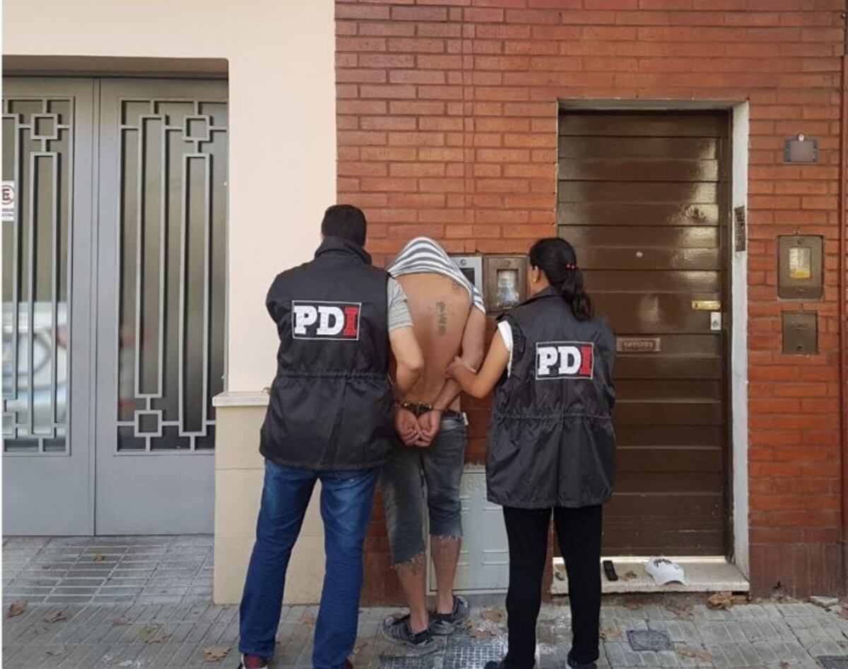 El acusado fue identificado por la Policía de Investigaciones (PDI) de San Jorge\u002E (Ministerio de Seguridad de Santa Fe)