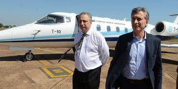 Macri fue recibido por el gobernador de Misiones, Hugo Passalacqua