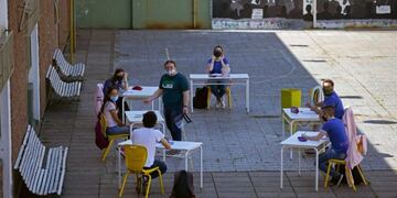 Los alumnos bonaerenses podrán pasar de año con una nota conceptual (Foto: Victor R\u002E Caivano/AP)